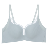 Aimer 爱慕 女士无钢圈文胸 AM174151 灰绿色 70B