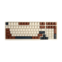 ROYAL KLUDGE RK98 100键 三模机械键盘 美拉德 红轴 RGB