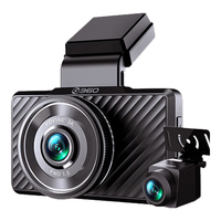 360行车记录仪G580PRO前后双录高清广角夜视无线WiFi停车监控电子狗 G580PRO+64G卡+缩时线