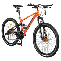 FOREVER 永久 自行车成人变速软尾山地车单车青少年越野赛车 绿色 26寸21速