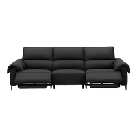  顾家家居 KUKA  90.DK.6212 电动功能沙发 三人位2电动 魅影黑