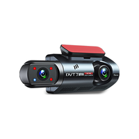 丁威特4k超高清高端行车记录仪2024免走线360度全景360全景内外双录 4K前中后套餐+64G卡