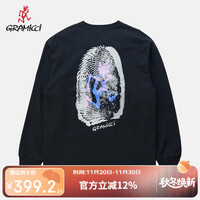 GRAMiCCi 小野人 男女通款印花圆领长袖T恤 G5SU-T173