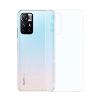 朗客 适用红米Note11手机壳5g版镜头全包内置气囊四角防摔超薄TPU全透明软壳简约男女潮款不沾指纹手机保护套 红米Note11 5G【气囊透明壳】