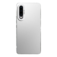 暴走适用华为p30手机壳 HUAWEI P30保护套 硅胶软边简约防摔镭射渐变高级感磨砂硬壳 银 【彩银镭射✅磨砂亲肤】银