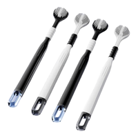 Sweetrip三面牙刷软毛360°全面立体无死角便携式三头牙刷成人 三面牙刷-2卡 4支 三面牙刷 4支