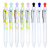 樱花SAKURA按动式针头中性笔0.5红色办公签字笔考试水笔水性笔耐光耐水耐热动彩笔 红色单支