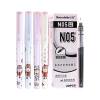 X991直液式走珠笔速干中性笔黑色可换芯0.5mm签字笔针管头