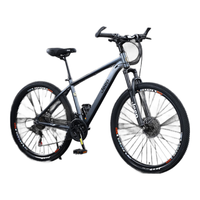 Jeep吉普山地自行车铝合金成人碟刹减震越野山地车皎月白26英寸24速