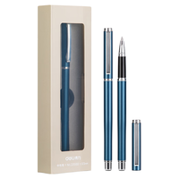 deli 得力 33588 拔帽中性笔 深空蓝 0.5mm 单支装