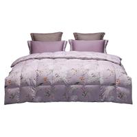 罗莱生活 LUOLAI 家纺秋冬羽绒鹅绒被95白鹅绒冬被加厚保暖春秋被芯二合一被子