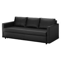 IKEA宜家FRIHETEN弗瑞顿三人沙发床折叠床人造革现代简约客厅