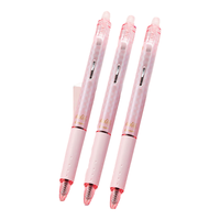 百乐（PILOT）摩磨擦-按制中性笔温控可擦书写办公用笔 LFBK-23EF-DP-CHN 0.5 粉色格纹/黑 3支装 粉色格纹 3支装