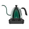 maxwin 手冲咖啡电热水壶温控泡茶家用保温咖啡器具不锈钢长嘴细口烧水壶B壶智能恒温0.6L 暗夜绿