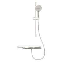 大白 月亮女神无顶喷淋浴花洒套装家用简易白色卫浴洗澡沐浴