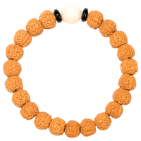 今夕小金刚菩提子手串男女五瓣原籽白玉菩提绕指柔文玩把件佛珠手链