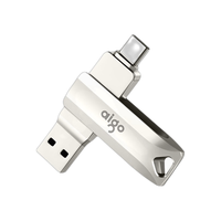 aigo 爱国者 U351 USB 3.1 手机U盘 银色 256GB Type-C/USB双口