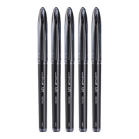 uni三菱（Uni）黑科技AIR签字中性笔-ball漫画笔草图笔绘图笔UBA-188走珠笔防漏墨 5支装黑色 0.5mm