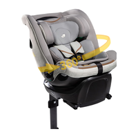 巧儿宜(JOIE )儿童座椅汽车用0-4-7-12岁360度旋转i-size陀螺勇士max米灰色
