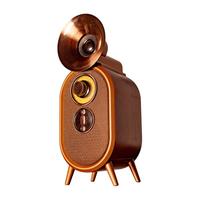 复古蓝牙音箱小型迷你收音机电脑U盘留声机小音响低音炮