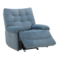 乐至宝 LAZBOY 布艺单人沙发山姆大叔平替电动款GN.A623蓝