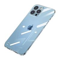 ISIDO 艾思度 自带镜头膜适用苹果14promax手机壳无边框新款iPhone15Pro透明超薄plus全包防摔防尘11高级感13pm女简约12硬