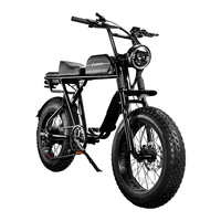 FRRX法克斯super73电动自行车 山地越野助力车复古单车cityhunt可上牌电动车 Y1国标版-前后轮封闭轮+车筐 36AH电池容量（双电池）