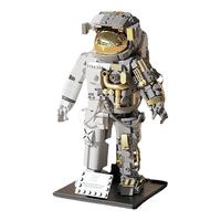 JAKI佳奇破晓宇航员积木太空人火箭拼装玩具男孩2024