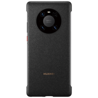 HUAWEI 华为 Mate 40 Pro 皮质手机壳 玄武黑