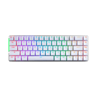 ROG 魔导士 机械键盘 无线键盘 游戏键盘 68键小键盘 2.4G双模 cherry樱桃茶轴 RGB背光 月耀白 魔导士月耀白