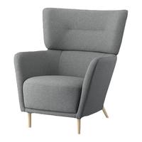 IKEA宜家OSKARSHAMN奥卡珊靠背椅沙发椅轻奢极简单人休闲椅