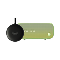 天猫精灵智能蓝牙音箱 家用智能闹钟时钟音响 微信收款 声控迷你音箱 AI语音控制 情人节生日礼物 IN糖3 布焦绿 套装版(含红外3代遥控器)