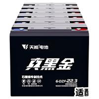 天能电池 真黑金石墨烯72V22Ah二轮车三轮车电动车电瓶车铅酸电池