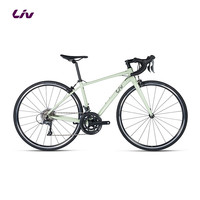 Liv 丽以芙Avail 2-GC碳纤维前叉16速长途舒适女士弯把公路自行车 薄荷绿