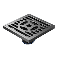 九牧(JOMOO)黄铜淋浴防臭地漏防虫防臭防返水卫生间地漏浴室大排量地漏 钱纹淋浴地漏92599