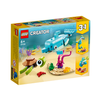 LEGO 乐高 Creator3合1创意百变系列 31128 海豚和海龟