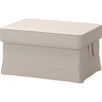 IKEA宜家EKTORP爱克托脚凳搁脚凳储物凳布艺沙发凳可拆洗矮凳子