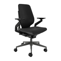 Steelcase 世楷 Gesture电竞椅人体工学椅舒适居家办公电脑椅子游戏椅老板椅 黑色皮质(牛皮)