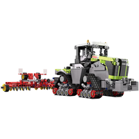 CaDA 咔搭 C65012 CLAAS大型履带拖拉机 积木模型