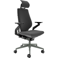 STEELCASE世楷 Gesture 人体工学电脑椅办公老板椅游戏椅 黑色深色框+头枕
