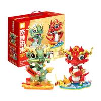 keeppley 奇妙积木 中国传统节日系列 K19910 双龙献瑞