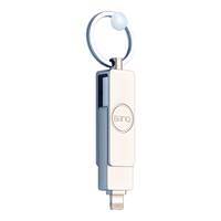 banq 128GB Lightning USB3.2 Gen1苹果U盘 A60 PLUS高速MFI认证 iPhone/iPad双接口手机电脑两用U盘