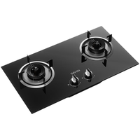 美的（Midea）燃气灶双灶4.5KW大火力天然气罐装煤气灶厨房家用煤气炉嵌入式台式猛火双头炉具 HQ3M 美的华凌HQ3M系列【4.5KW-液化气】