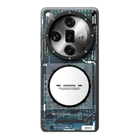 猿气适用于OPPO FindX7手机壳findx7Ultra保护套findx7手机套全包防摔壳磨砂不沾指纹【科技系列】 OPPO Find X7 Ultra【曜石黑】