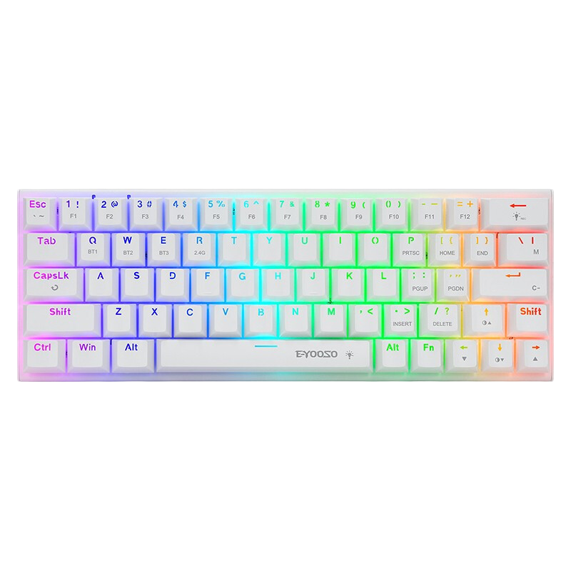 e元素 Z11 键盘 RGB白色红轴 蓝牙四模