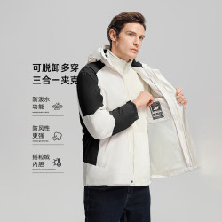 JEEP SPIRIT 三合一摇粒绒冲锋衣
