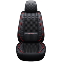紫风铃汽车坐垫四季通用冰丝汽车座垫车垫帝豪gs宝骏560轩逸哈弗H2迈锐宝传祺GS4汽车座套H01神秘黑-标准版