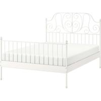 IKEA宜家LEIRVIK莱尔维克双人床现代简约铁艺床轻奢公主床铁架床