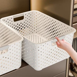 今日必买：稻草熊 收纳筐北欧白 大号（三个装）