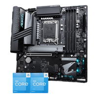 AORUS i5 13600KF 13400F 英特尔搭技嘉 B760 Z790 CPU主板套装 B760M D5 i5 13600KF